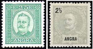 Почтовые марки Ангры