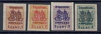 Почтовые марки Ампеццо