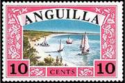 Почтовая марка Ангильи
