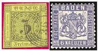 Почтовые марки Бадена