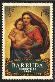 Почтовая марка Барбуды