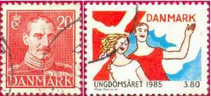 Почтовые марки Дании