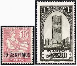 Почтовые марки Французского Марокко