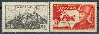 Почтовые марки Феццана