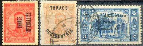 Почтовые марки Фракии