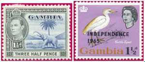 Почтовые марки Гамбии