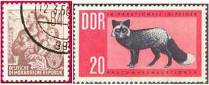 Почтовые марки Германской Демократической Республики