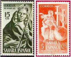 Почтовые марки Испанской Сахары