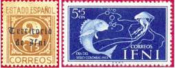 Почтовые марки Ифни