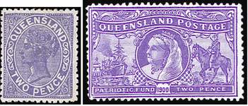 Почтовые марки Квисленда