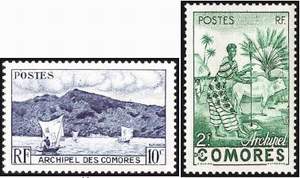 Почтовые марки Коморских островов