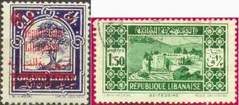 Почтовые марки Ливана
