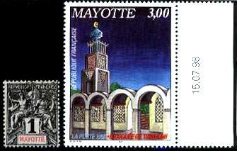 Почтовые марки Майотты