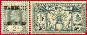 Почтовые марки Новых Гебрид