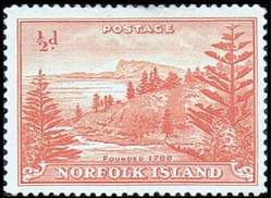 Почтовая марка Норфолка