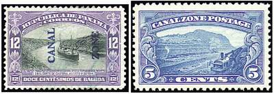 Почтовые марки Зоны Панамского канала