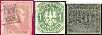 Почтовые марки Пруссии
