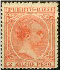 Почтовая марка Пуэрто-Рико