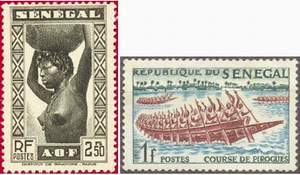 Почтовые марки Сенегала