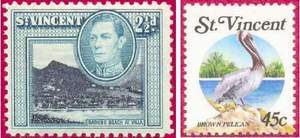 Почтовые марки Сент-Винсента и Гренадин