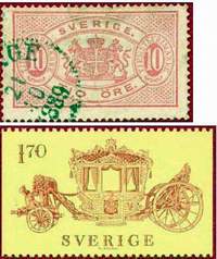 Почтовые марки Швеции
