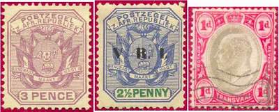 Почтовые марки Трансвааля