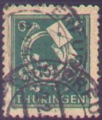 Почтовая марка Тюрингии