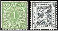Почтовые марки Вюртемберга