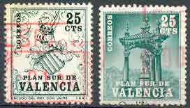 Почтовые марки Валенсии