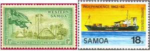 Почтовые марки Западного Самоа
