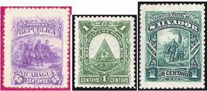 «Зеебека марки», выпушенные для Гондураса, Никарагуа и Сальвадора