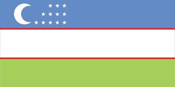 флаг узбекистана фото