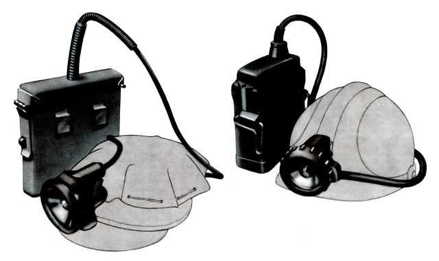  Cветильники шахтные: 16 - головной светильник ЛАГИ; 17 - головной герметичный светильник СГГ-5. 