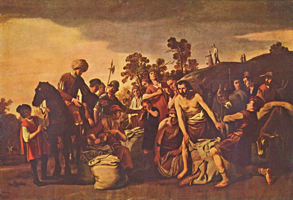 Клас Корнелис Муйарт. Слуга Иосифа находит чашу в мешке Вениамина. 1627 г.