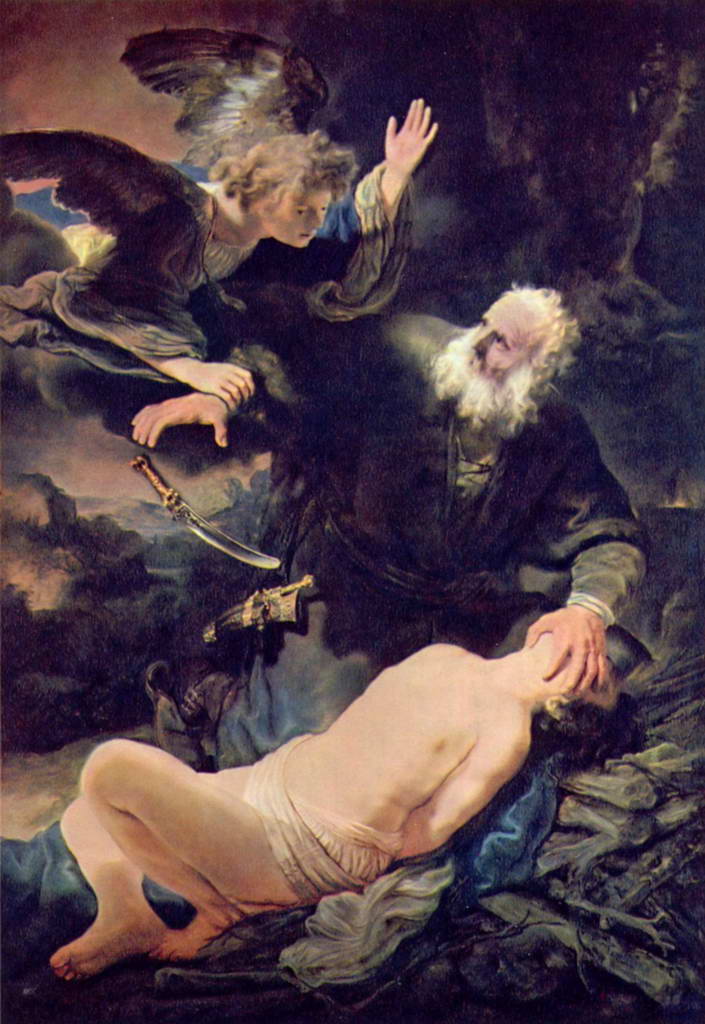 Рембрандт Харменс ван Рейн.    Жертвоприношение Авраама.   1635 г.