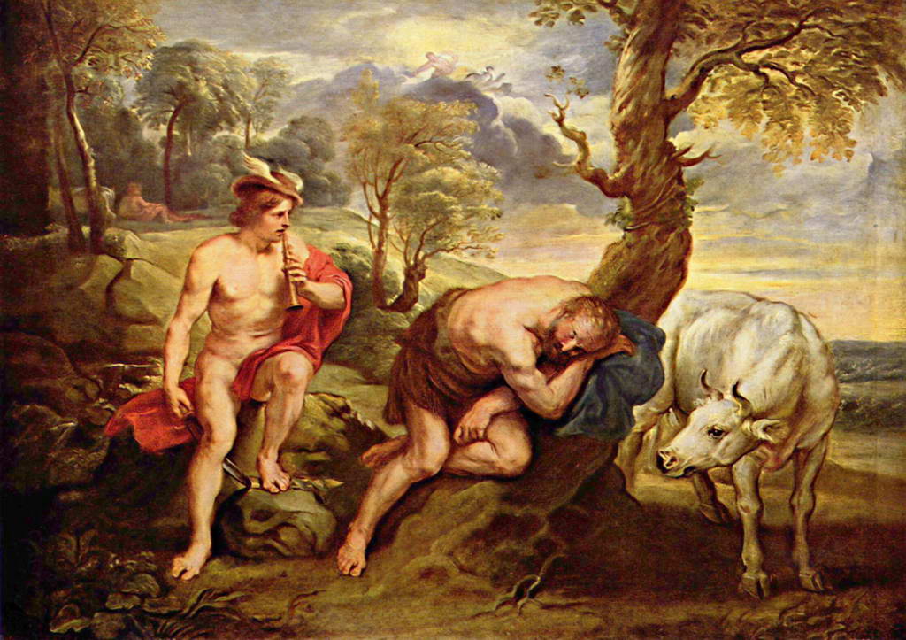 Петер Пауль Рубенс.   Меркурий и Аргус. 1635-1638 гг.