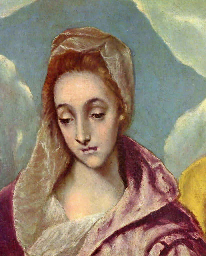 Эль Греко. Святое семейство со св. Анной. Фрагмент. Около 1600-1610 гг.