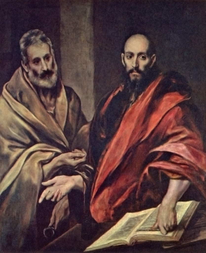 Эль Греко. Апостолы Петр и Павел. 1614 г.
