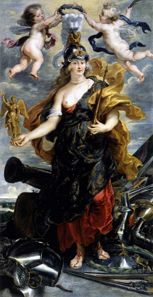 Петер Пауль Рубенс.     Мария Медичи в виде Беллоны.    1622–25 гг.