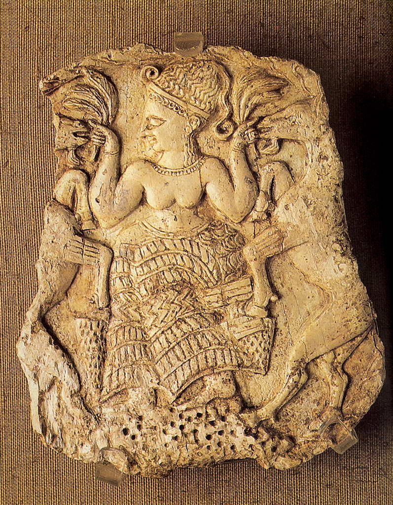 Богиня плодородия, кормящая козлов. 14 в. до н.э.