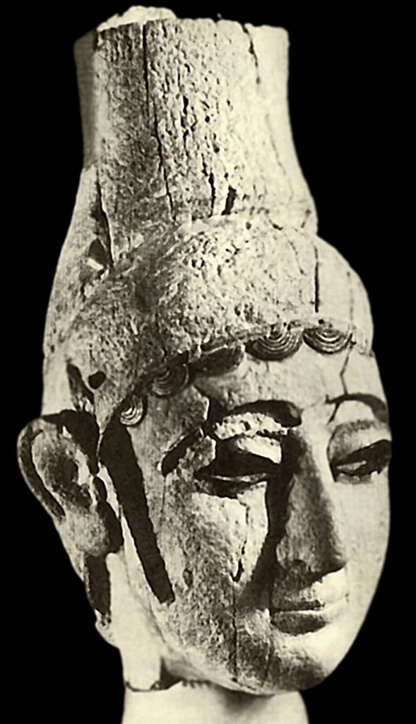Голова из Угарита. Около 1750-1500 гг. до н.э.