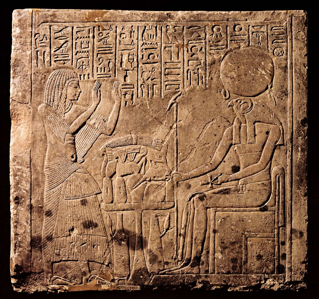 Рельеф из гробницы военачальника Хоремхеба. Около 1330 до н.э.