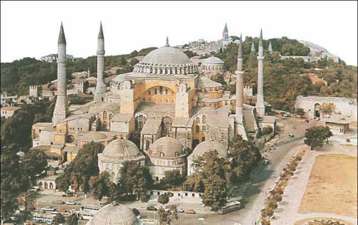 Храм св. Софии в Стамбуле (современный вид)