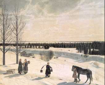 Н. С. Крылов. «Зима». 1827 г. Государственный Русский музей. Санкт-Петербург