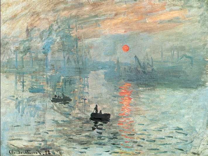 К. Моне. «Впечатление. Восход солнца». 1872 г. Музей Мармоттан. Париж