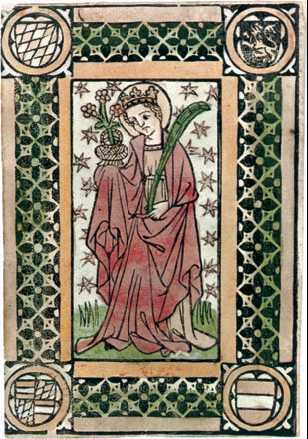 «Св. Доротея». Ксилография. Ок. 1430 г.