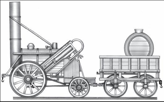 Паровоз Стефенсона «Ракета»