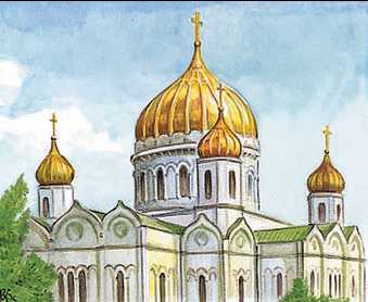 Сплавы на основе титана использованы в покрытии куполов храма Христа Спасителя в Москве