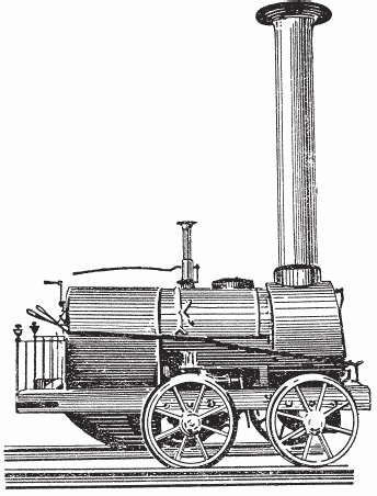 Модель первого паровоза Черепановых