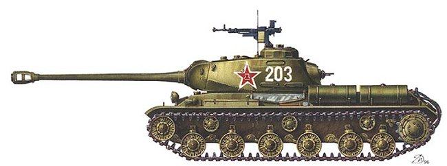         На завершающем этапе Великой Отечественной войны основным советским тяжелым танком был ИС-2, созданный в 1943-м конструкторами Челябинского Кировского завода (ЧКЗ). В том же году новую боевую машину запустили в серийное производство. До момента его прекращения в середине 1945 года было изготовлено 3483 ИС-2, причем 60 из них собрали в Ленинграде, на восстановленном Кировском заводе.
